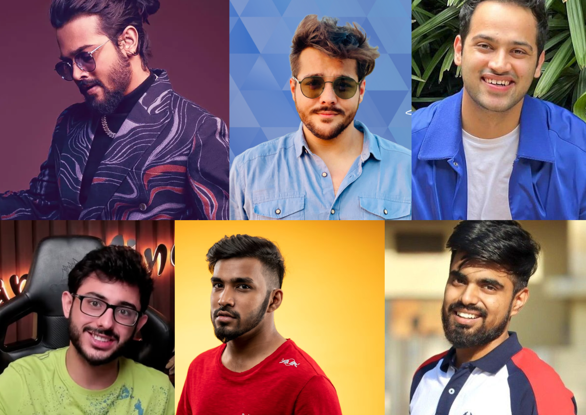 10 Top YouTubers in india in 2025-thumnail