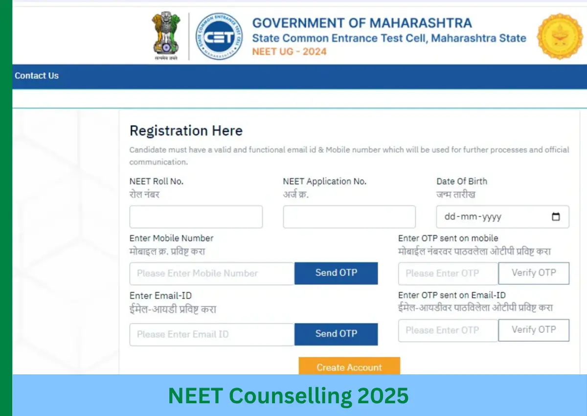 NEET UG 2025 Counselling for Maharashtra & MCC— Know process, eligibility and Deadlines